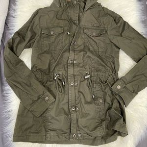 Olive Green Utility Jacket